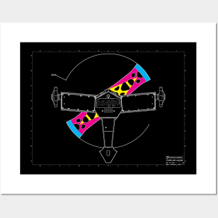 HiJinx Fusion CAD Drawing Featuring Long Bar for BattleBots Posters and Art